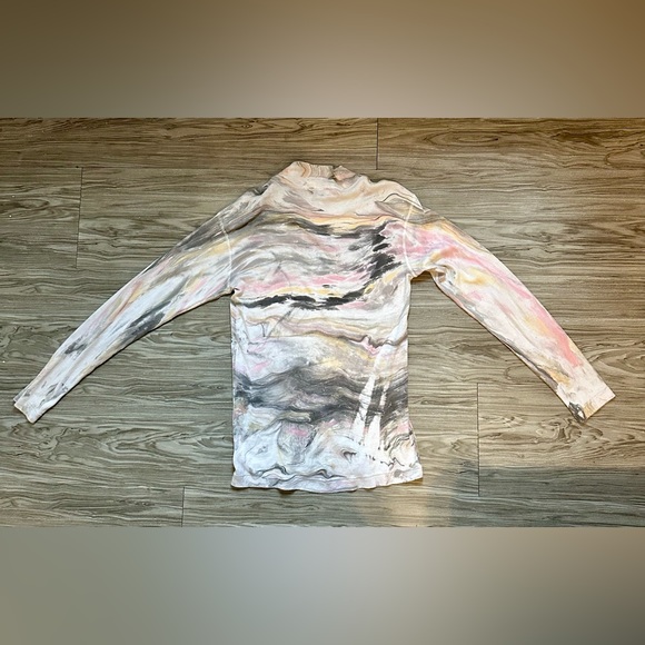 Marbled Dyed Turtleneck - Picture 2 of 2